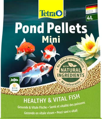 Tetra Teichfutter Pond Pellets Mini 4 l  Teichfutter