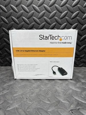 New Sealed StarTech USB 2.0 to Gigabit Ethernet Adapter USB21000S2