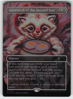 #ad Approach of the Second Sun Rainbow Foil Secret Lair Drop Series 1826 R NM MTG $12.99