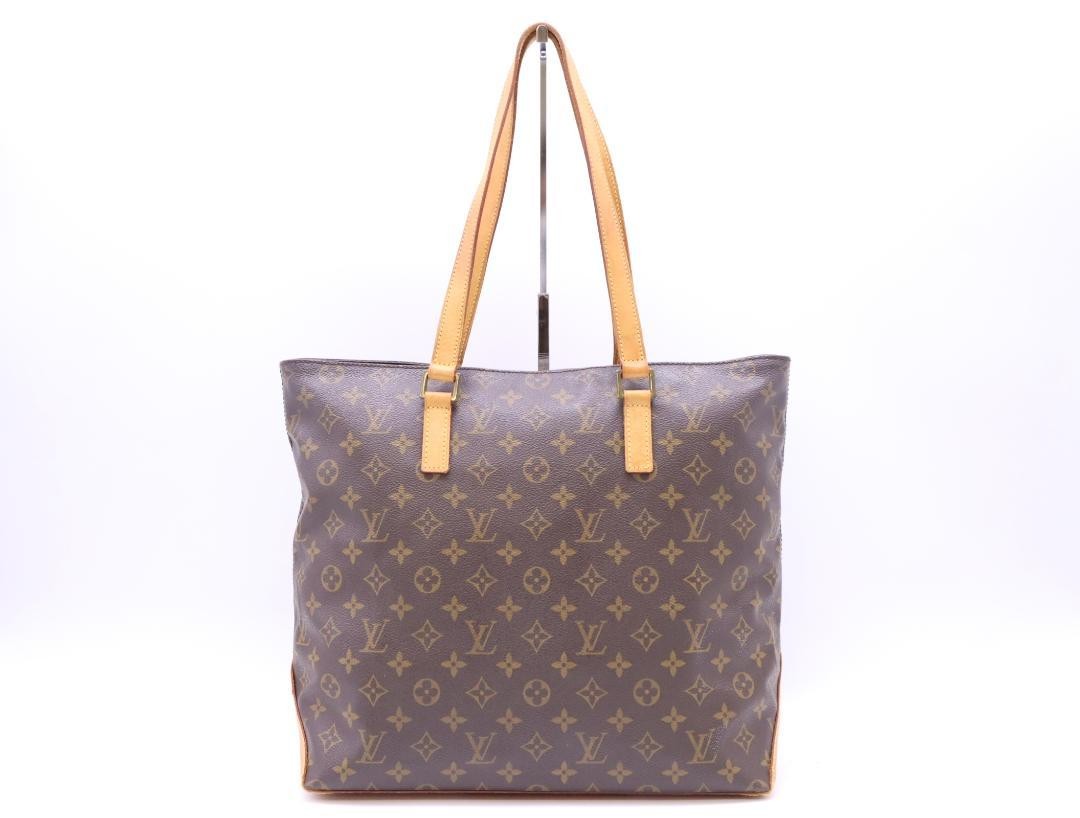 LOUIS VUITTON Monogram Cabas Piano Tote Bag M51148 Authentic LV A491