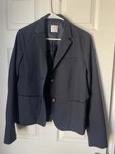 Gap Academy Blazer Navy Blue Women's size 12 Jacket Career Classic Traditional