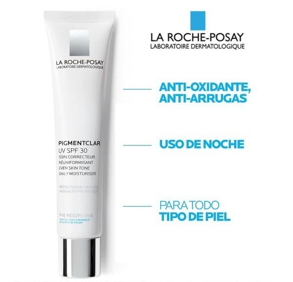 LA ROCHE-POSAY PIGMENTCLAR uv SPF 30 crema anti-macchie solare viso collo 40 ml