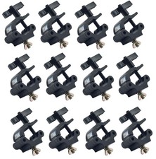 12x ProX T-C40H-BLK Stage Truss Lighting TUV Pro-Clamp w/ Big Knob  Gold M10
