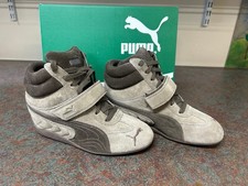New Womens Puma Speedcat Wedge Shoes NIB Totally Taupe Chocolate Suede Size 8.5