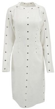 Stella McCartney Studded Midi Dress in White