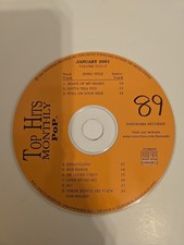 TOP HITS MONTHLY POP KARAOKE CDG 0101-P January 2001