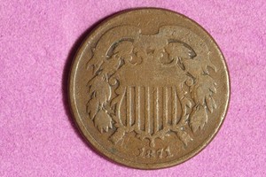 ESTATE FIND 1871 - TWO CENT!!  #N09079