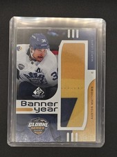2024-25 SP Game Used #BYGS-AM Auston Matthews 2023 Global Series Sweden Banner