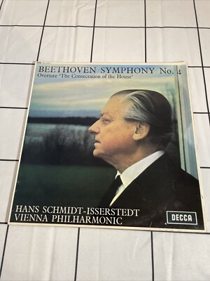 WBG (1ST UK) BEETHOVEN - SYMPHONY NO 4 LP, Schmidt-Isserstedt, DECCA SXL 6274