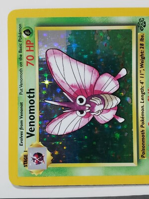 venomoth pokemon card value Holo Rare #049 Jungle Japanese 1996 Pocket Monsters Stage 1 Venomoth GX 2019 Pokemon Unbroken