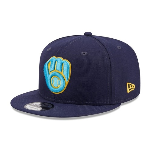Milwaukee Brewers New Era 2023 MLB Father's Day 9FIFTY Snapback Hat Men's Dad - 第 5/10 張圖片
