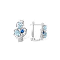 Damenohrringe Silberohrringe Mit Stein Ohrringe 925 Silber Echtschmuck Creole
