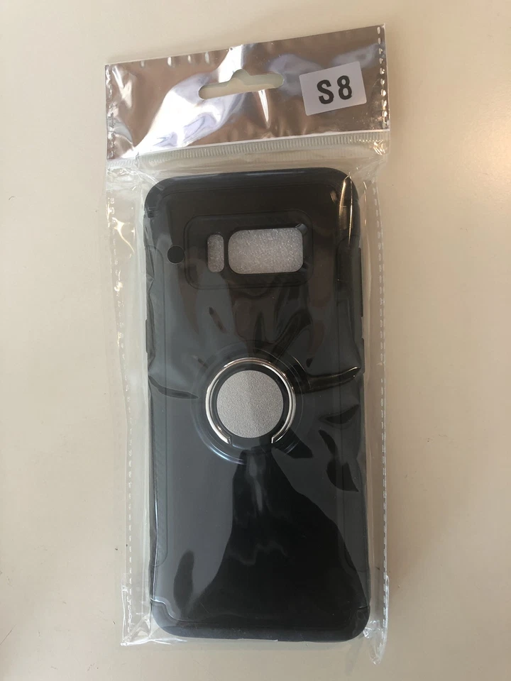 Samsung Galaxy S8 Slim Black Durable Phone Case - Image 2 of 4