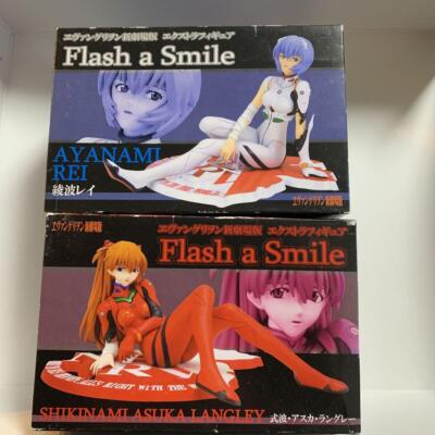 エヴァンゲリオン Flash a Smile 2体セット Sega - Rebuild of Evangelion 2.0 - EVA EX Figure Flash a
