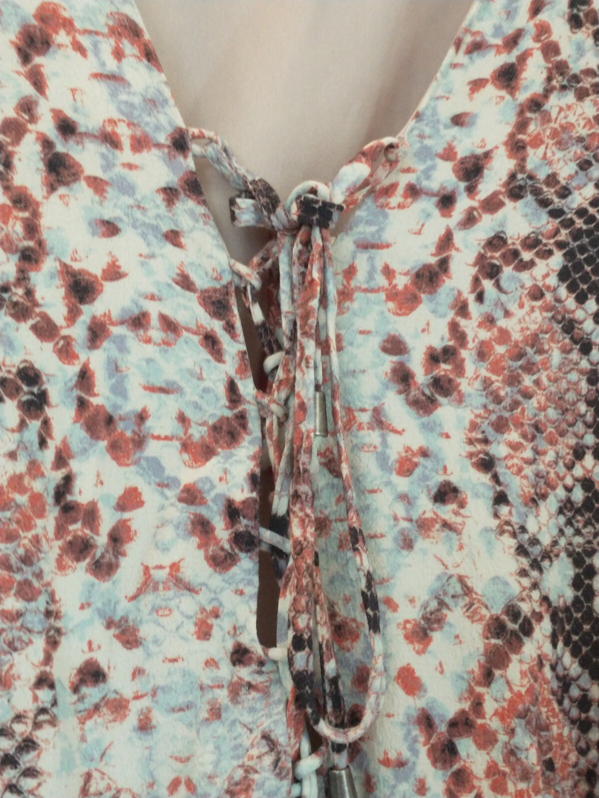 Lovers + Friends Pink Python Snake Print Kimono L… - image 8