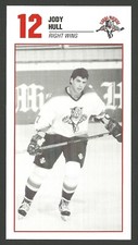 Jody Hull Florida Panthers Team Issued Hockey Postcard