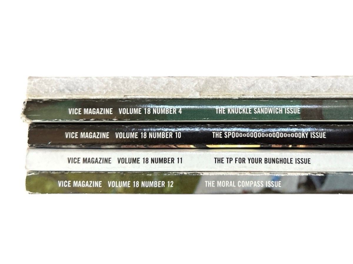 雑誌　VICE volume18 lot of 5 issues of vice magazine 2011 volume 18 #4, #6, #10