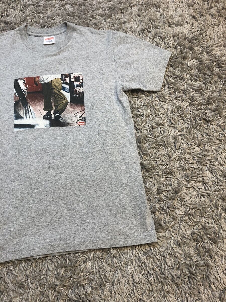 Supreme Kids Larry Clark SS15 40oz Heather Gray T Shirt Small