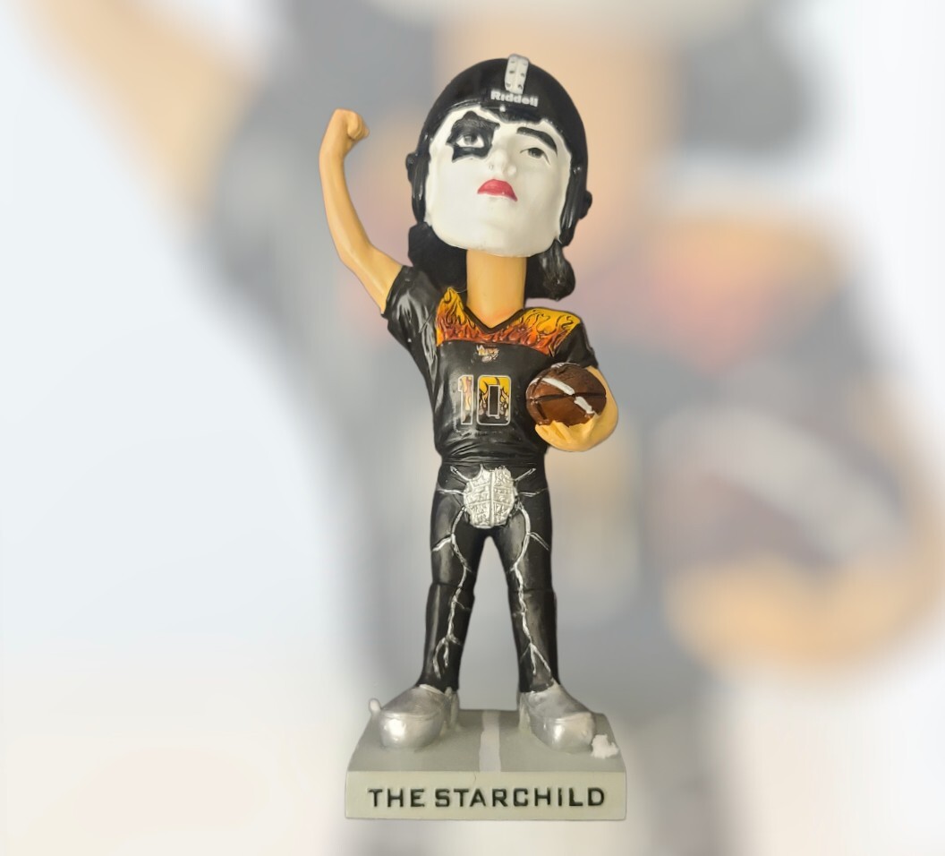 KISS スターチャイルド　フィギュア　ポール・スタンレー　ボブルヘッド LA Kiss Football Paul Stanley The Starchild Original