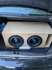 Two Rockville K6 Dual 4 ohm subwoofers in custom ported box. 1000W RMS total.
