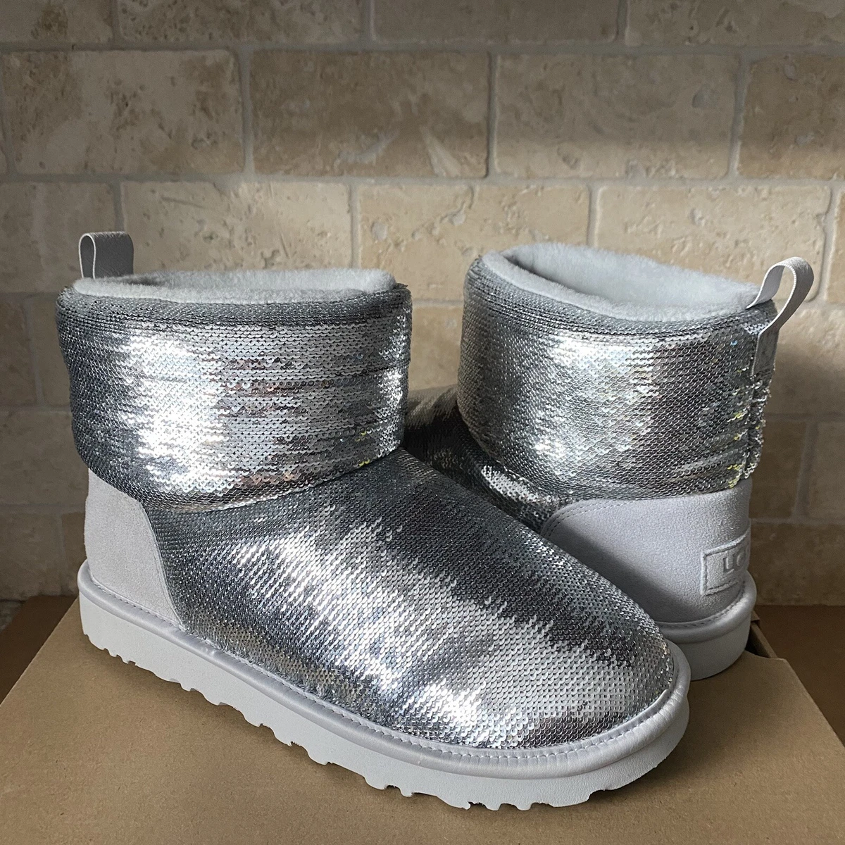 UGG Silver Women's Sequin for sale | eBay
