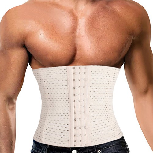 Corsé de control de barriga para hombres, moldeador de cuerpo adelgazante Fajas - Foto 14 di 14