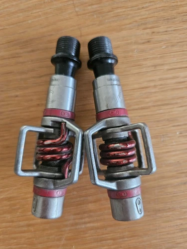 Crank Brothers Egg Beater 3 Pedals 4 - Sided Clipless Red XC Gravel Cyclocross