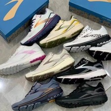 Brooks Ghost 15 Unisex Zapatos para Correr Tenis Amortiguadores - En Blanco/Plateado