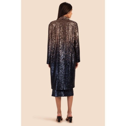 💕TRINA TURK💕 Pisces Jacket ~ Supernova Sequin Moonstone/Midnight Ombre XL NWT - Picture 4 of 16
