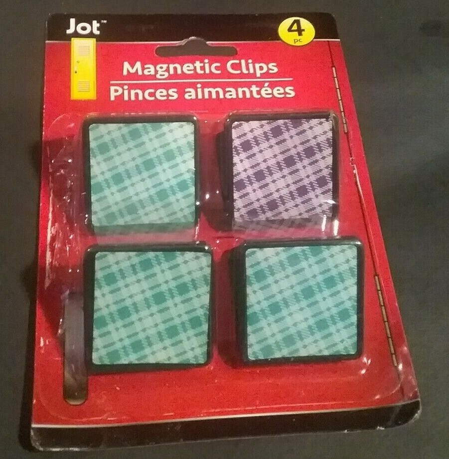 JOT Locker Clips Pkg of 4 TWO packages (8 total clips) for