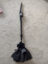 Witch broom Decorative Purple Lights Halloween Costume Accessory