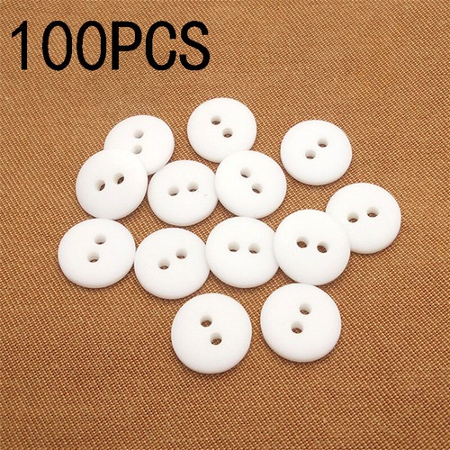 100~500Pcs 2-Hole Round Resin Button Sewing Buttons for Coat Blazer Jacket Craft - Picture 20 of 25