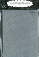 NEW Darice Dominoes Background Universal Embossing Folder 1218-08