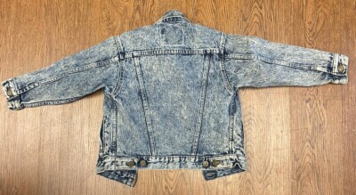 Vintage 80's Levi's Acid Wash Heavy Metal Rock Denim Jean