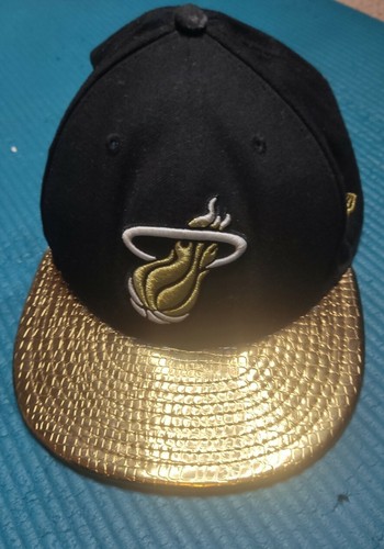 Miami Heat fitted hat cap size 7.5/8 