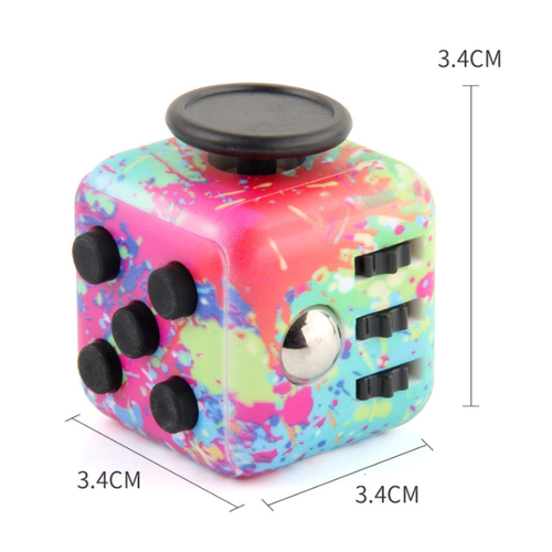 Fidget Cube 3D Anti-anxiety Focus Stress Reliever Toys Kids&Adult Hand Desk Toy - Imagen 5 de 34