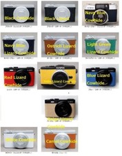 Camera Replacement Skin Cover Leather w/Video instr Canon DEMI from JAPAN