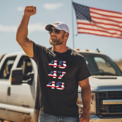 Trump 2024 2028 MAGA 45 47 48 Take America Back Eagle Tee Legend Flag T-Shirt