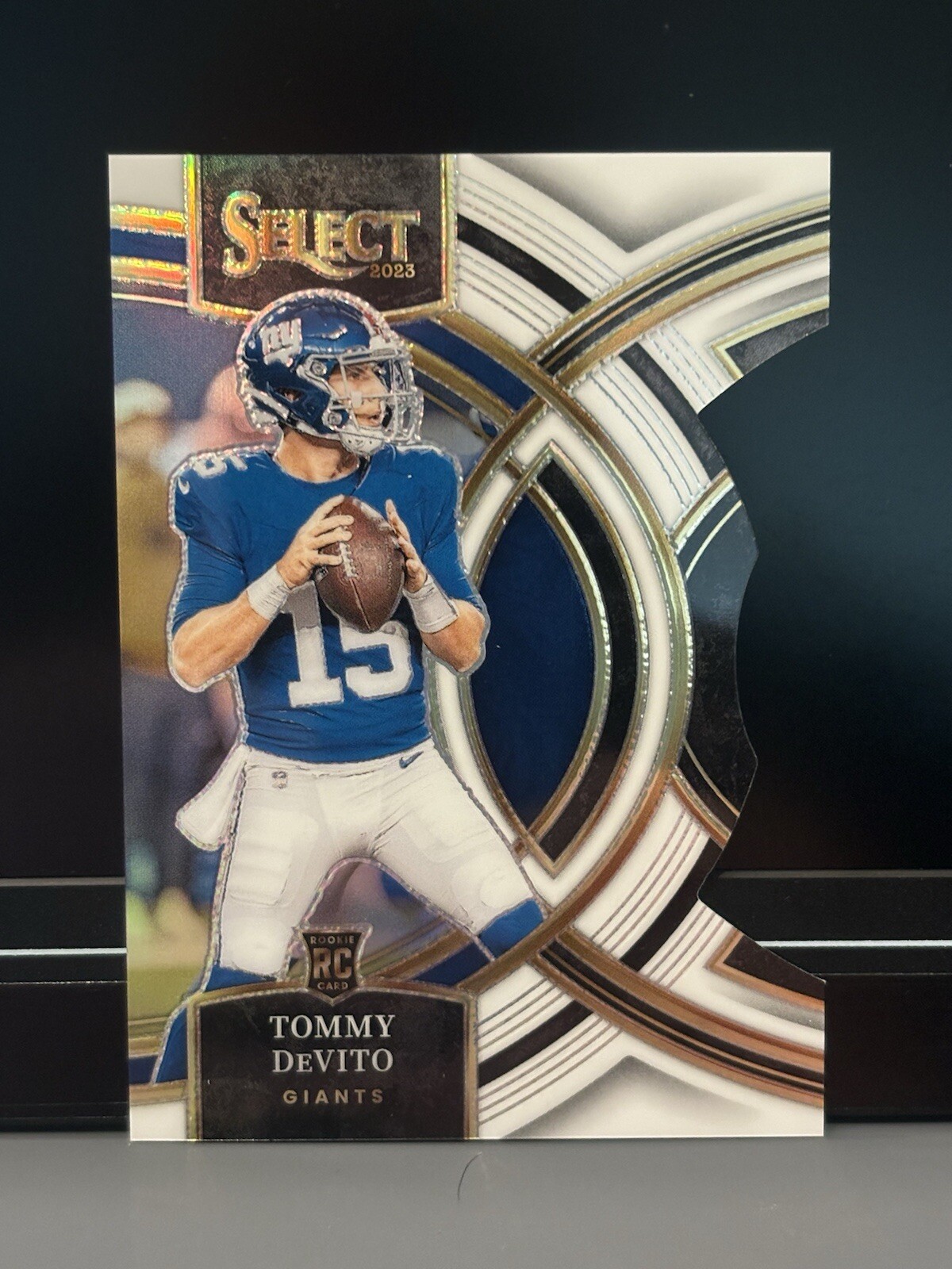 2023 Select Tommy Devito Premier Level Die Cut White #102 Giants RC /199