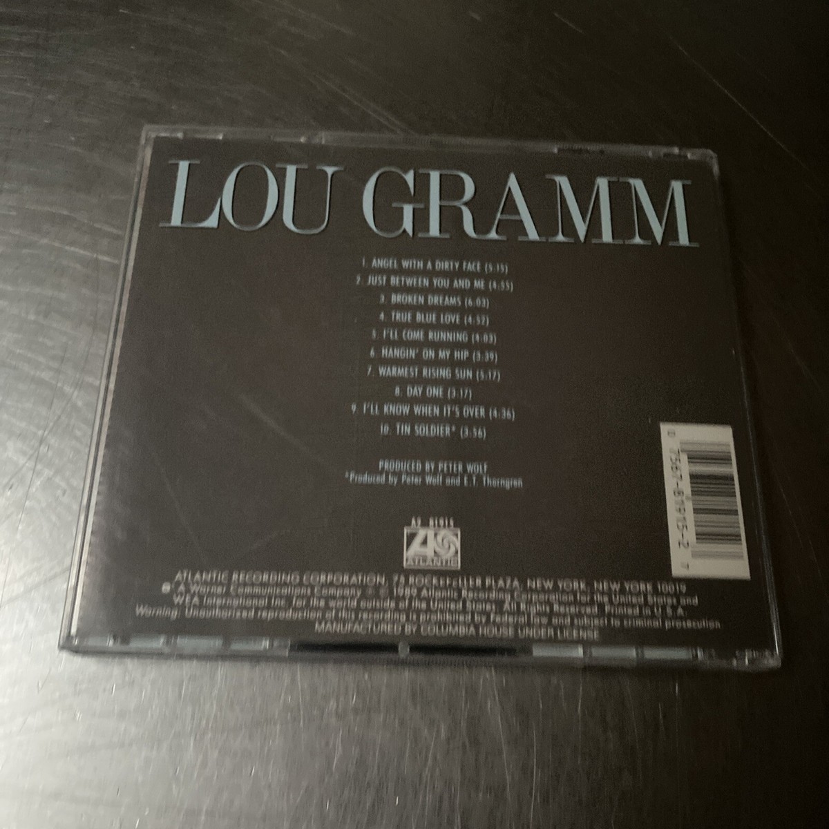 Long Hard Look by Lou Gramm (CD, Oct-1989, Atlantic (Label