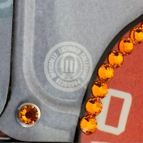 RoadFlair By Littlearth Oklahoma State University OSU Swarovski Plate Purse - Picture 14 of 24