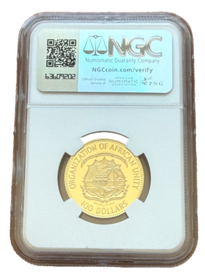 Liberia 1979 FM Gold $100 NGC PF69UC Elephant | eBay