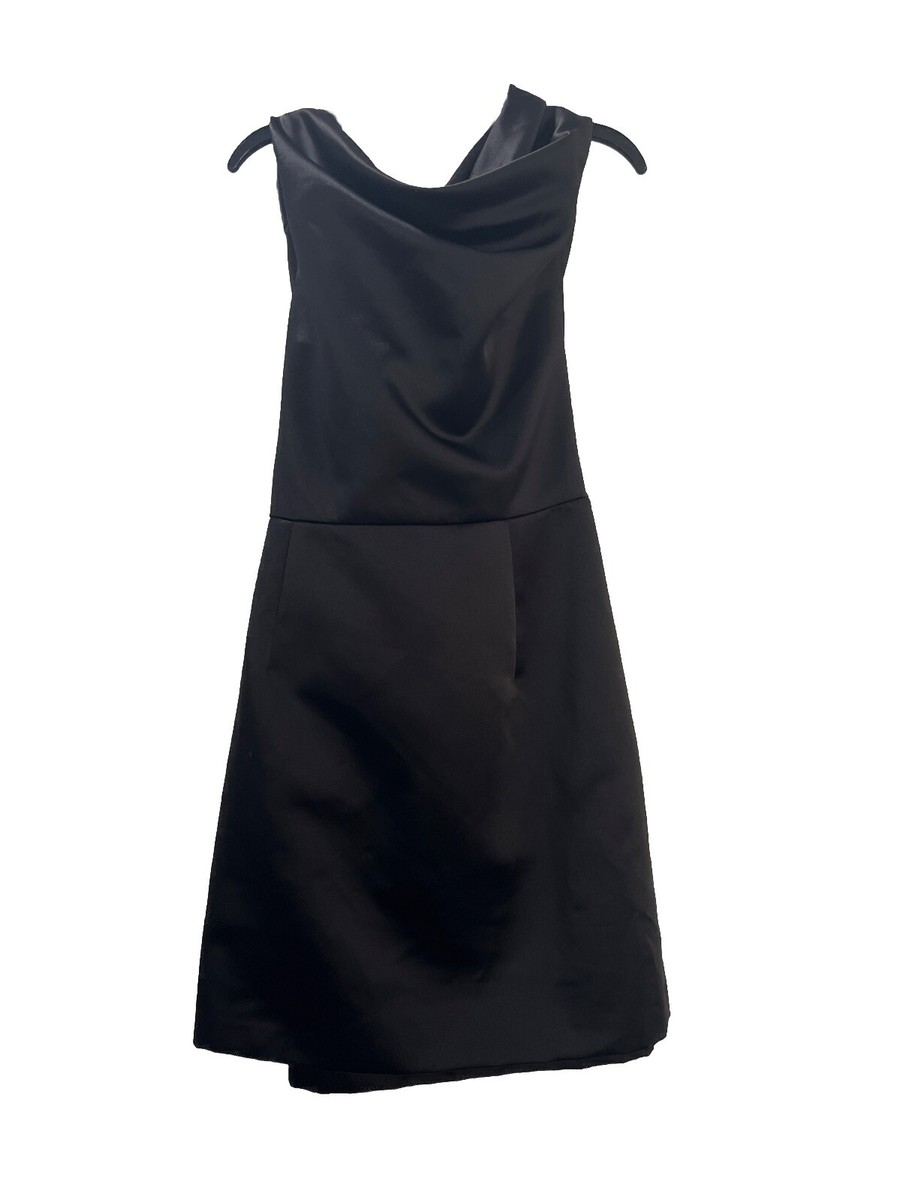 Zara Black off the shoulder dress Large