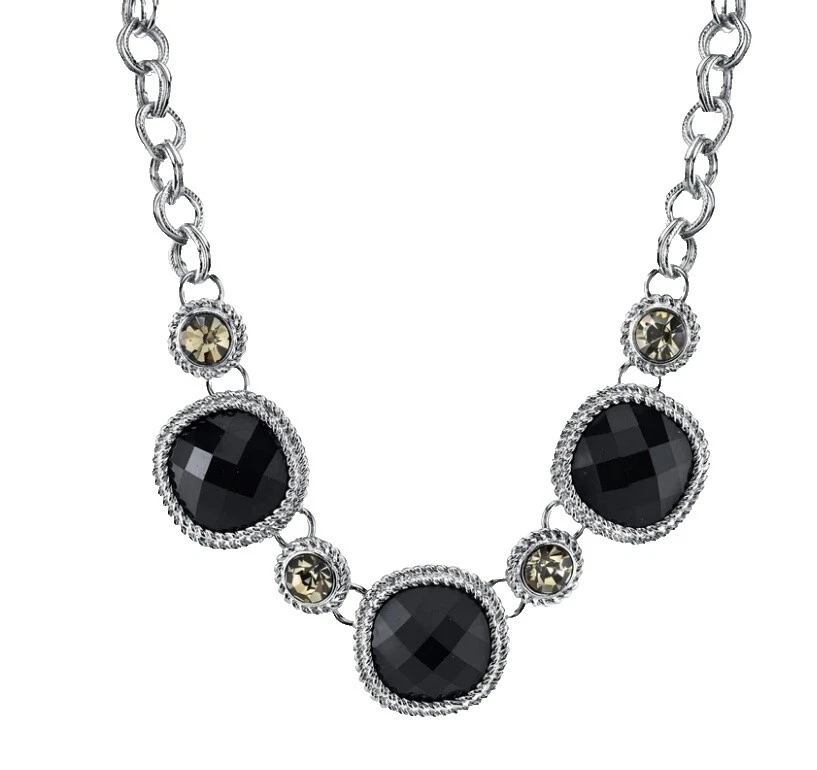 Collares y colgantes De moda 1928 Negro