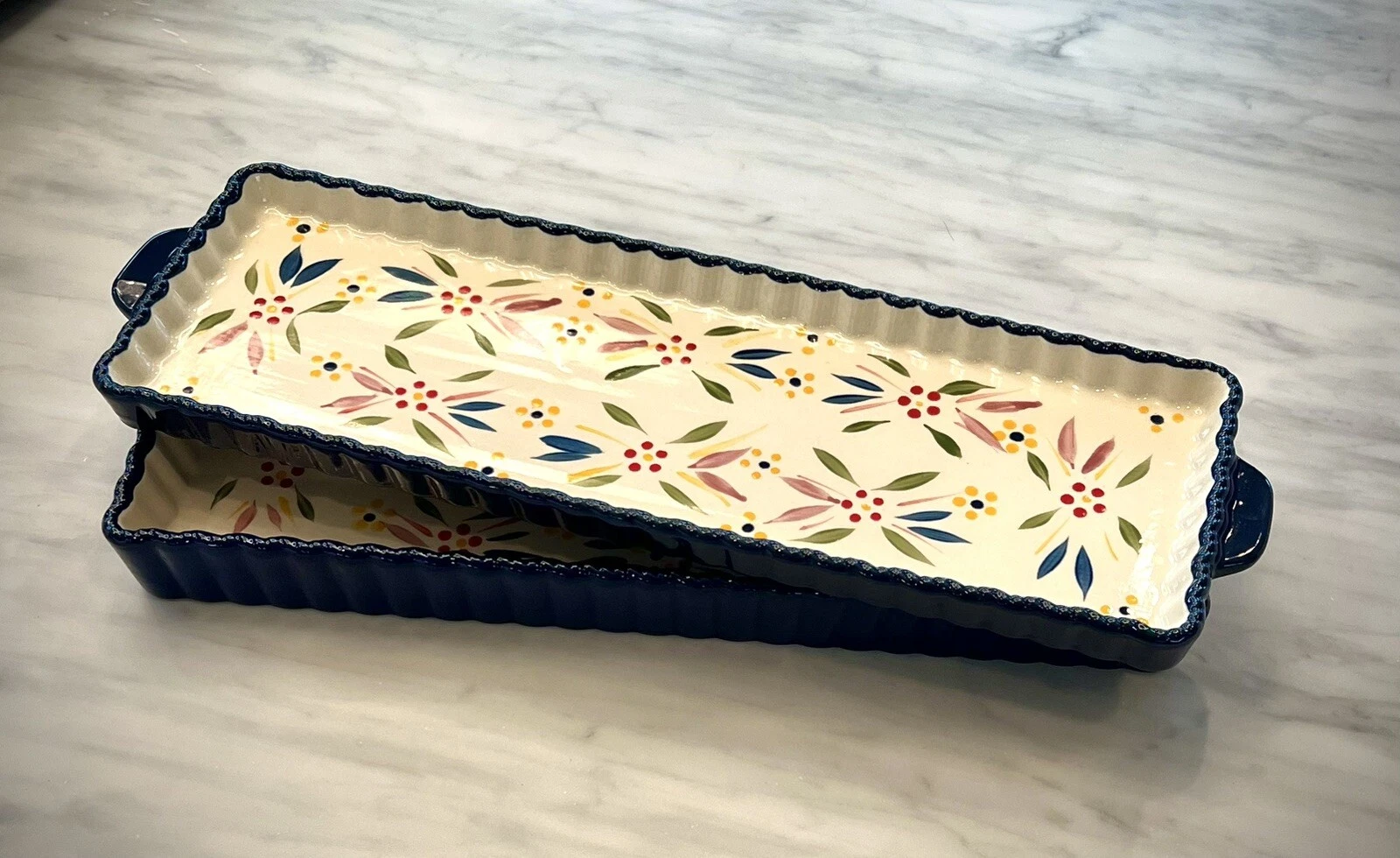 Temptations by Tara Fireworks 14" Old World Tarte Pan with DeepDish Lid-It.