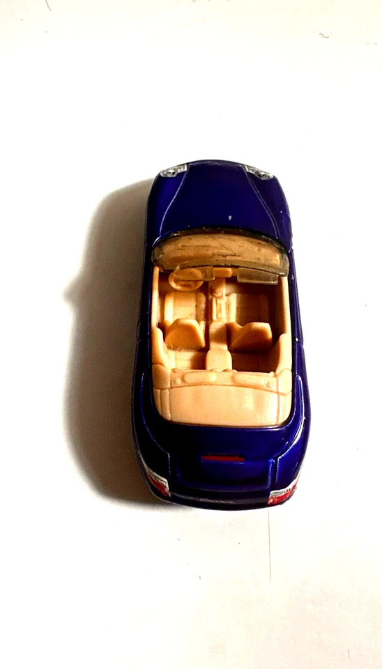 Matchbox Porsche Carrera Cabriolet Blue Die-Cast Car Toy Model Vehicle - Image 3 of 4