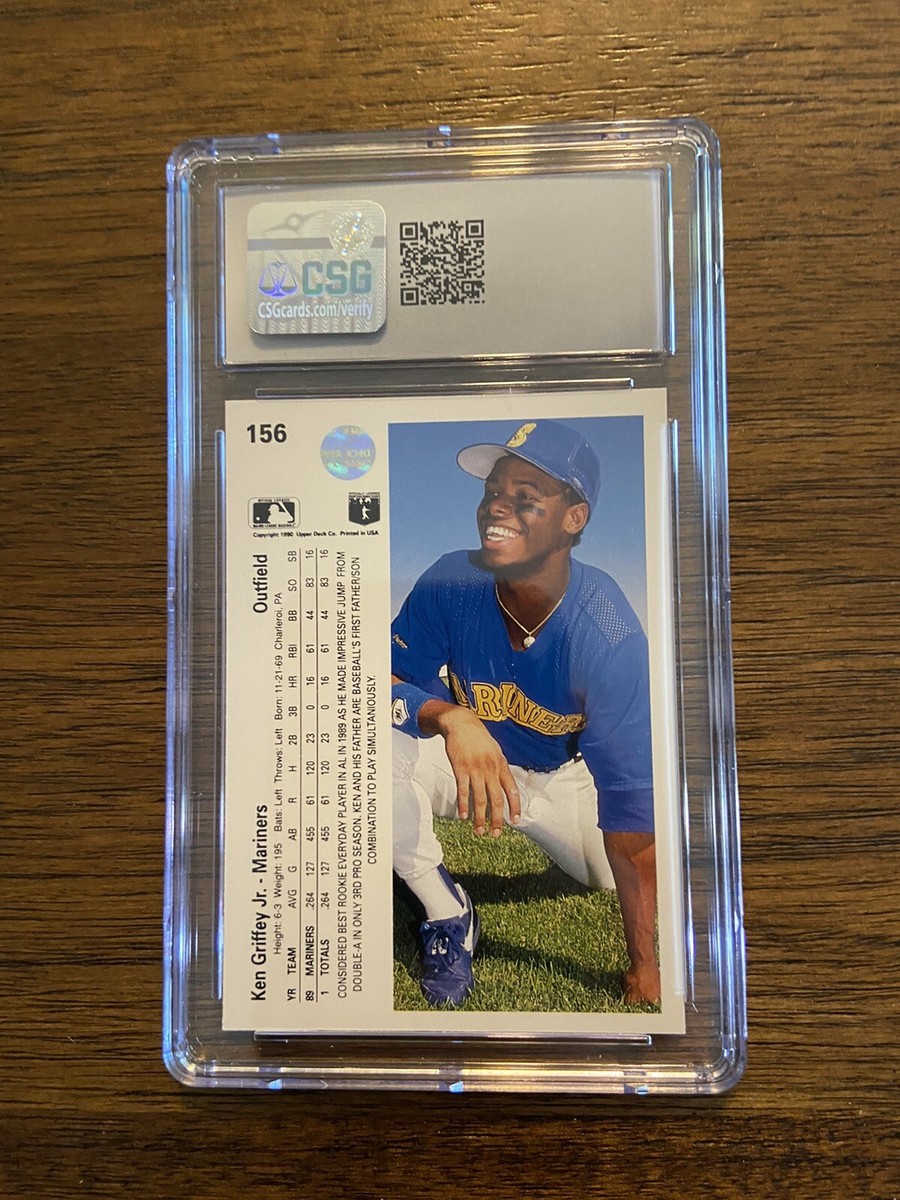 CSG 8.5 1990 Upper Deck Ken Griffey Jr Card #156 Error