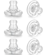 Silicone Earring Backs, 6pcs 18K Gold Silicone Earring Backs Replacements, Lo...