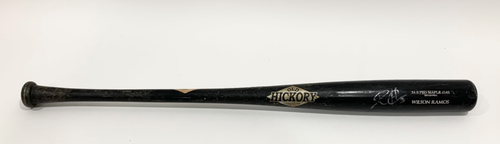 Wilson Ramos Nationals Autographed Signed Game Used Bat AMCo COA 29445