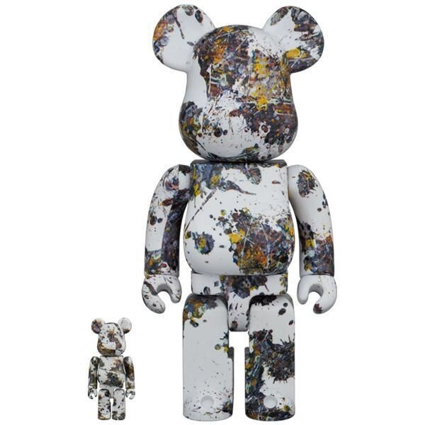 キャラクターグッズ MEDICOM TOY - be@rbrick Jackson Pollock SPLASH 100 400 Be@rbrick Jackson Pollock Studio (SPLASH) 100% & 400